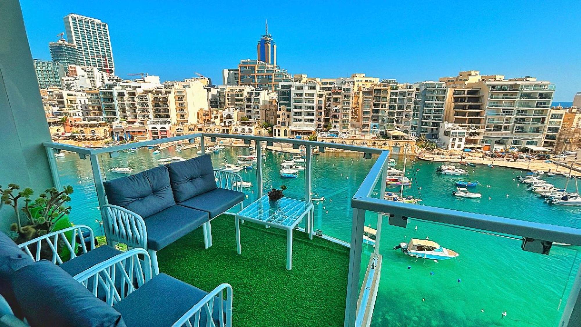 Апартаменты Spinola Bay View Сент Джулианс Экстерьер фото